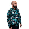 Hiphop Airbrush Print Men's Bomber Jacket-grizzshop