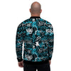 Hiphop Airbrush Print Men's Bomber Jacket-grizzshop