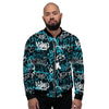 Hiphop Airbrush Print Men's Bomber Jacket-grizzshop