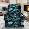 Hiphop Airbrush Print Recliner Cover-grizzshop