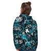 Hiphop Airbrush Print Women's Hoodie-grizzshop