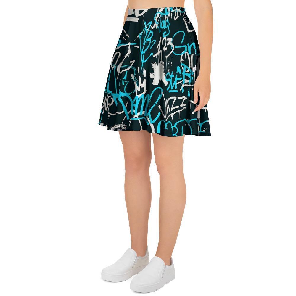 Hiphop Airbrush Print Women's Skirt-grizzshop