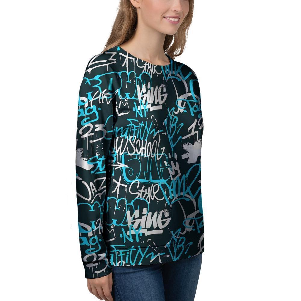 Hiphop Airbrush Print Women's Sweatshirt-grizzshop