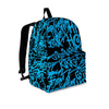 Hiphop Graffiti Blue Text Print Backpack-grizzshop