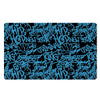 Hiphop Graffiti Blue Text Print Door Mat-grizzshop