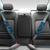 Hiphop Graffiti Blue Text Print Seat Belt Cover-grizzshop