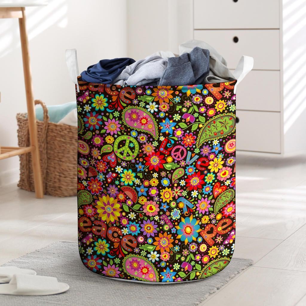 Hippe Peace Laundry Basket-grizzshop