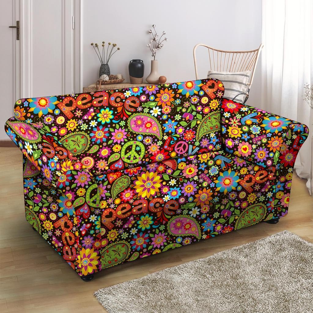 Hippe Peace Loveseat Cover-grizzshop