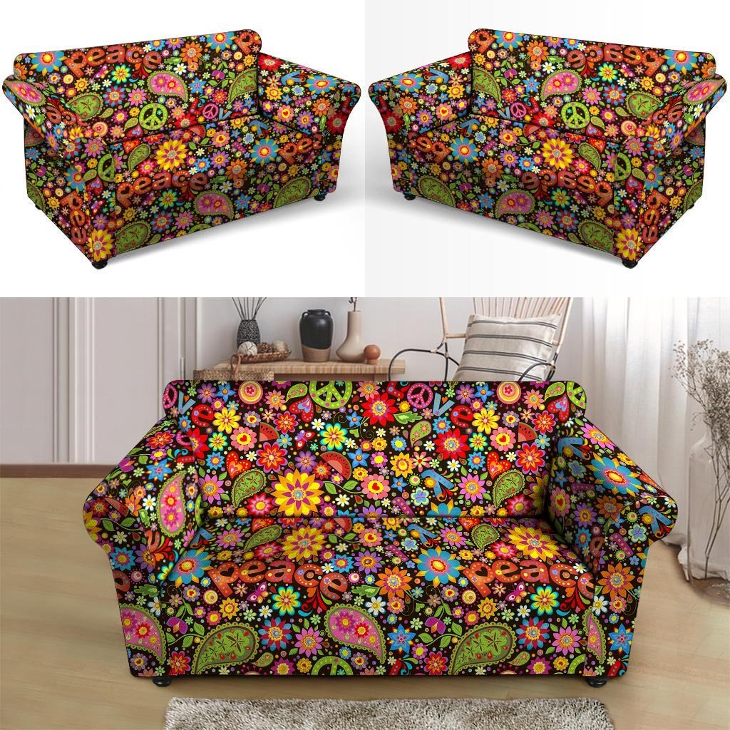 Hippe Peace Loveseat Cover-grizzshop