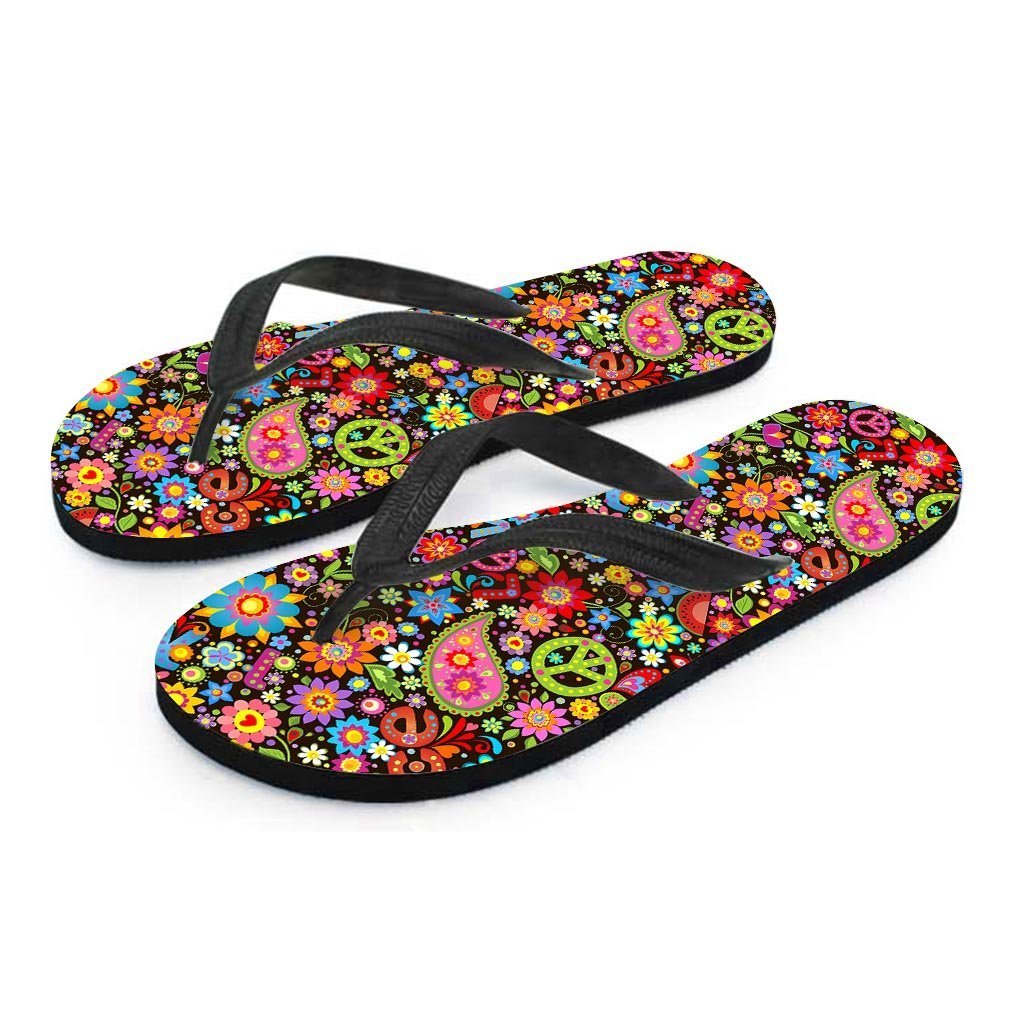 Hippe Peace Men's Flip Flops-grizzshop