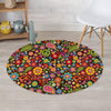 Hippe Peace Round Rug-grizzshop