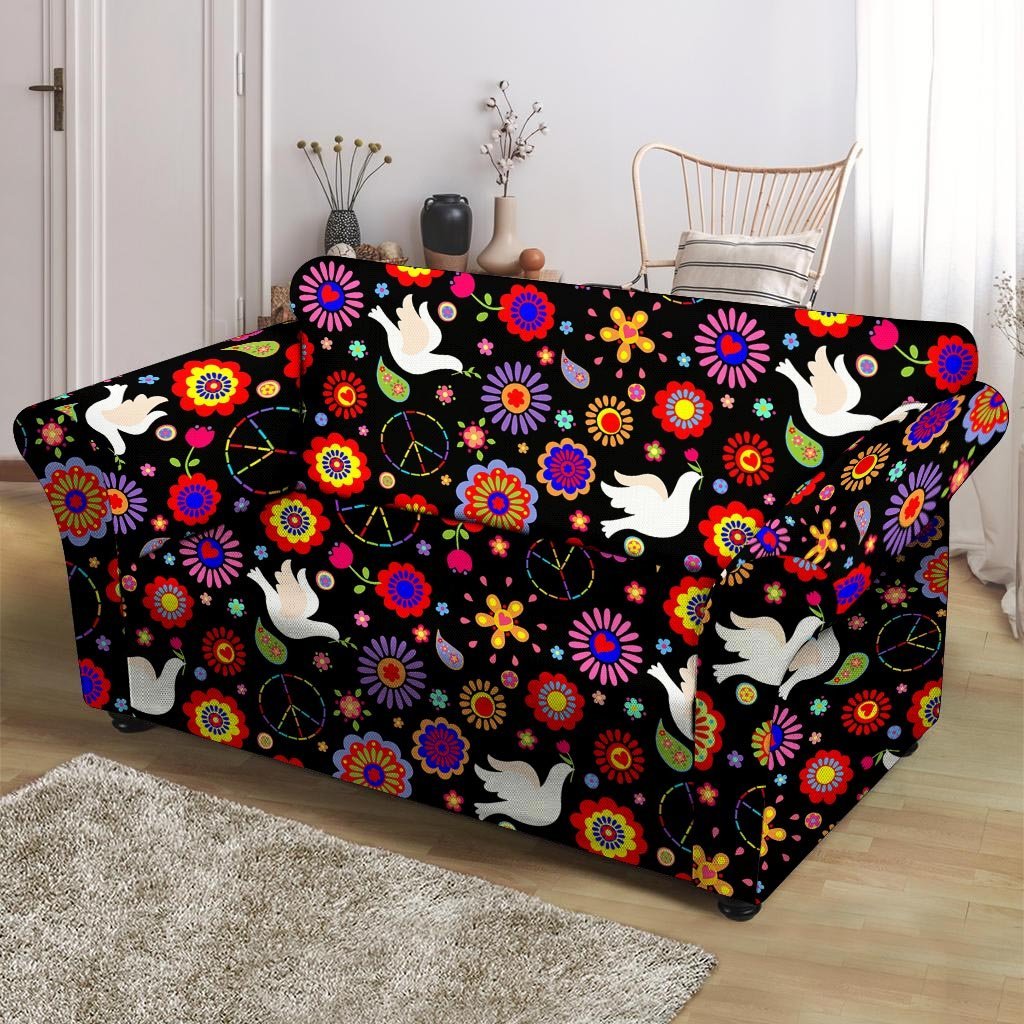 Hippie And Drove Loveseat Cover-grizzshop