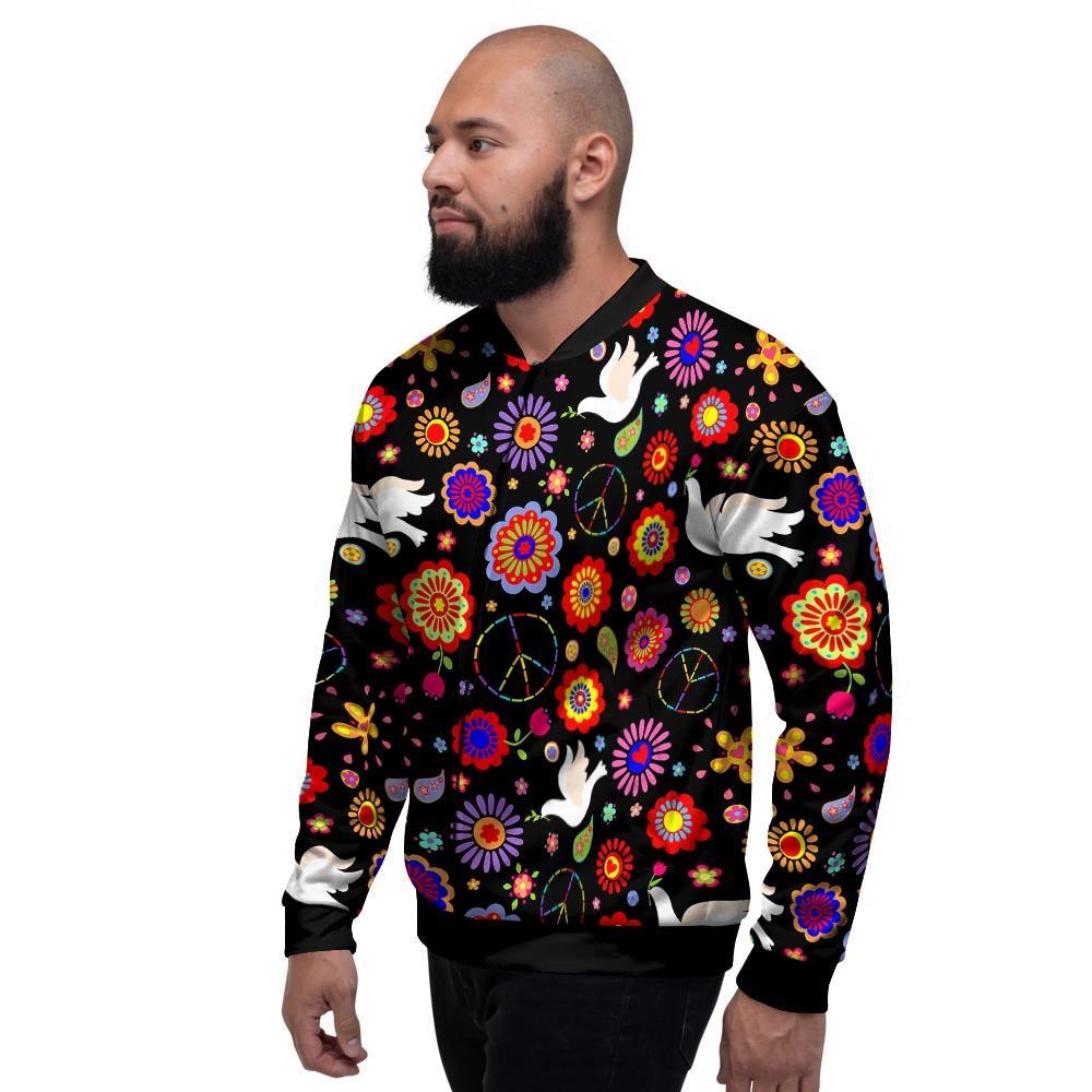 Hippie And Drove Men's Bomber Jacket-grizzshop