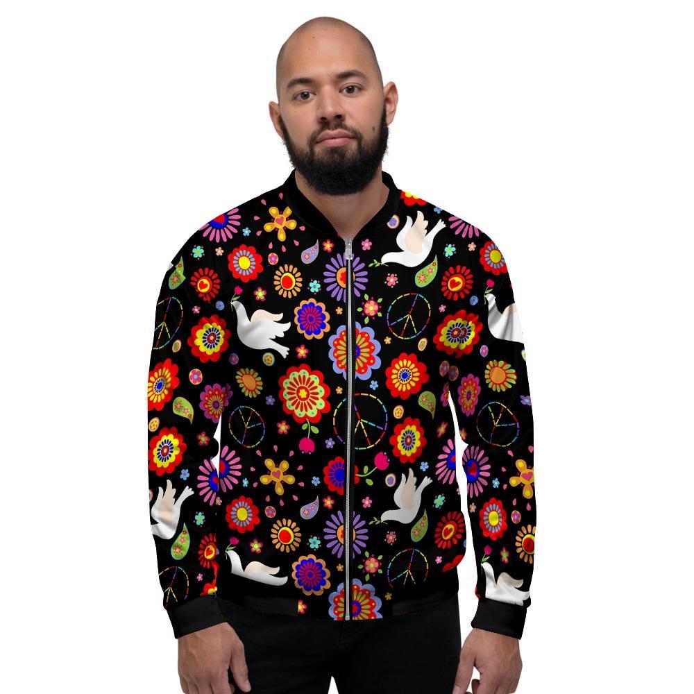 Hippie And Drove Men's Bomber Jacket-grizzshop