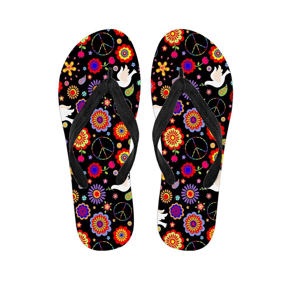 Hippie And Drove Men's Flip Flops-grizzshop