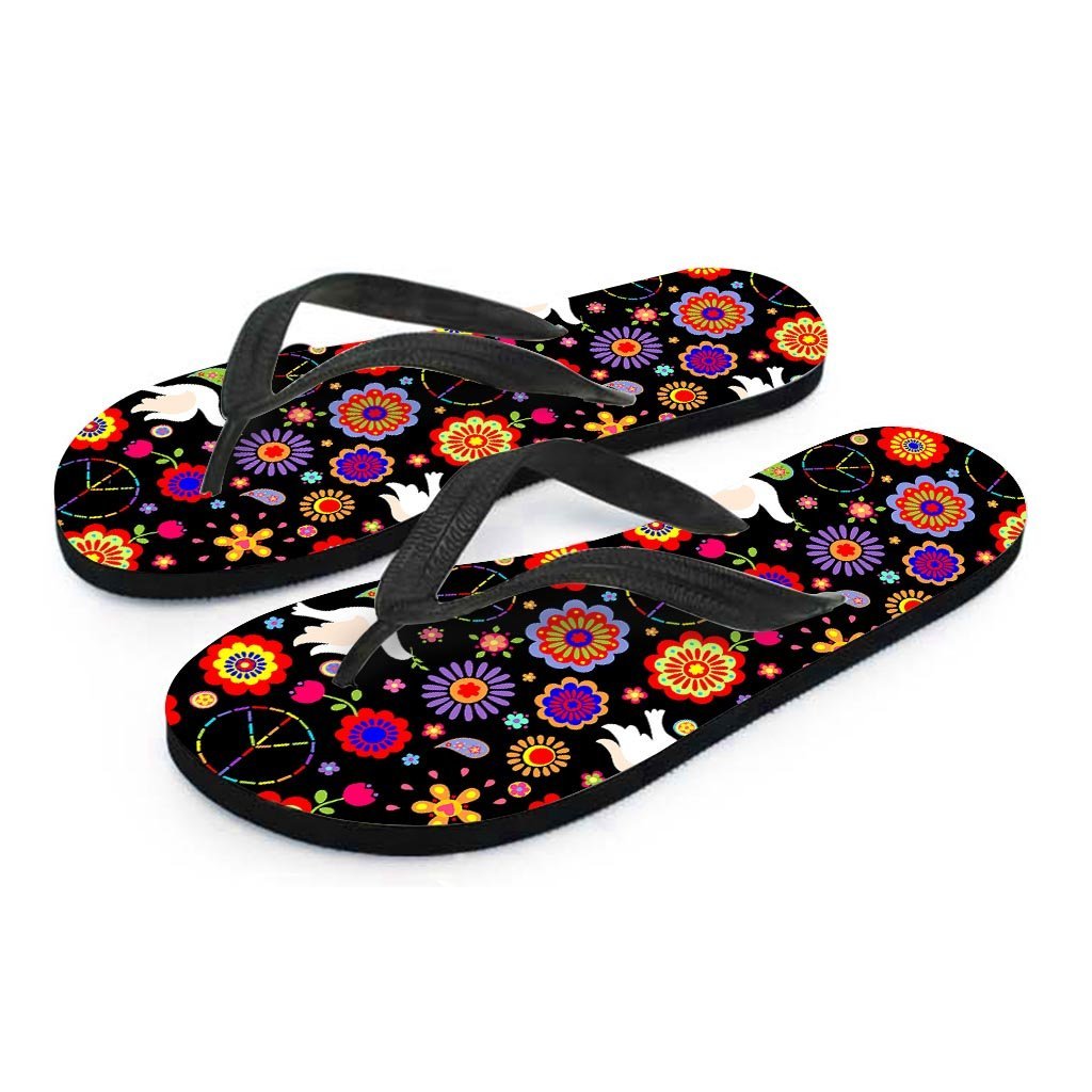 Hippie And Drove Men's Flip Flops-grizzshop