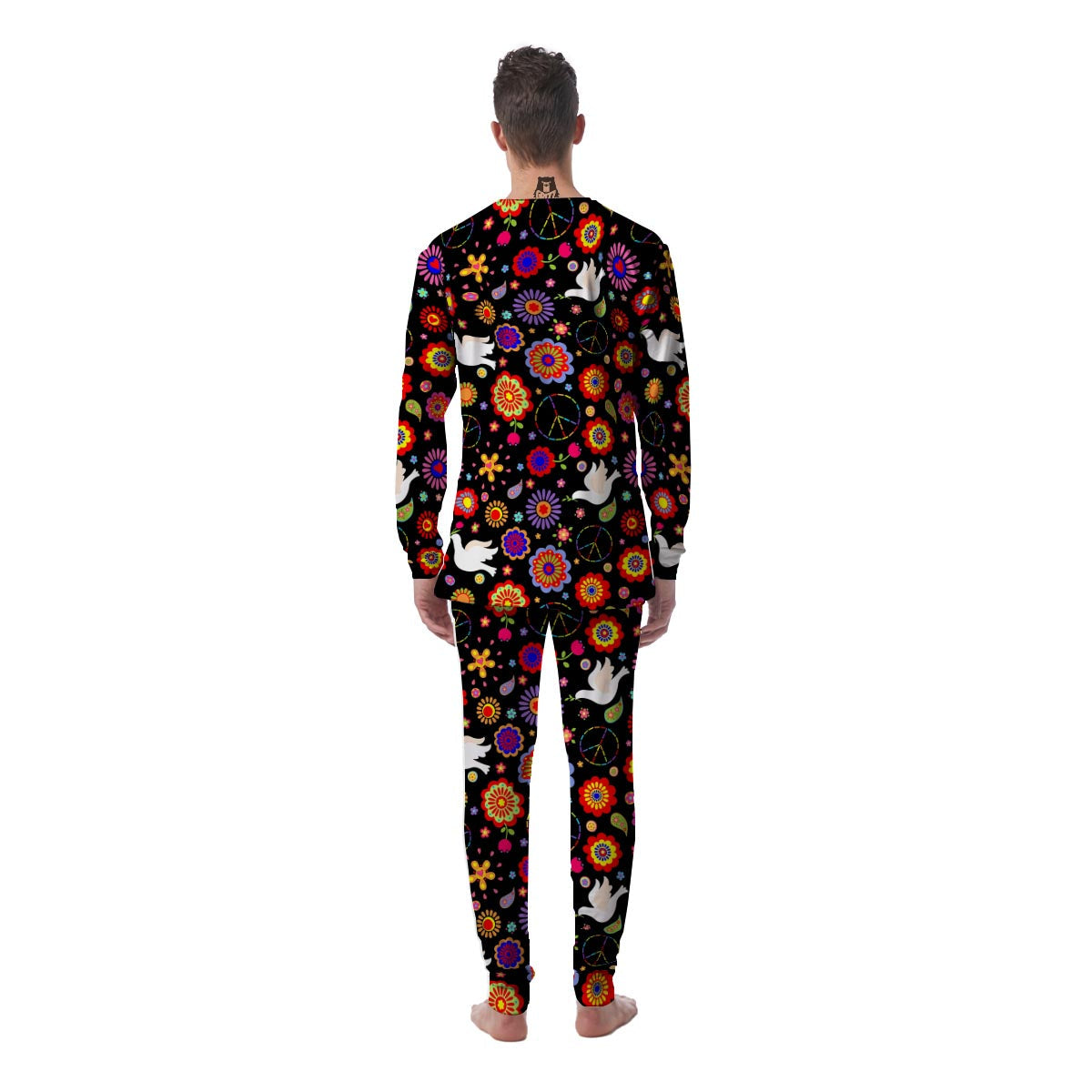 Hippie And Drove Men's Pajamas-grizzshop