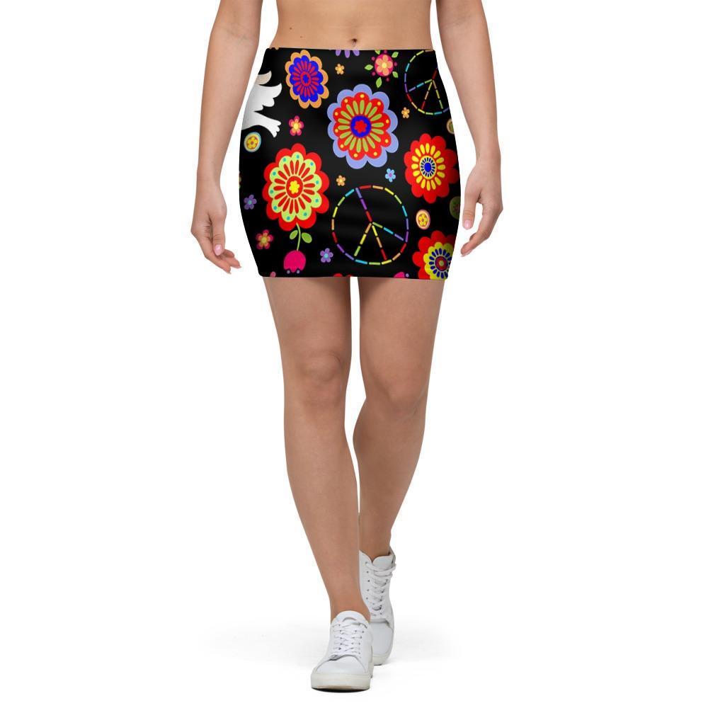 Hippie And Drove Mini Skirt-grizzshop