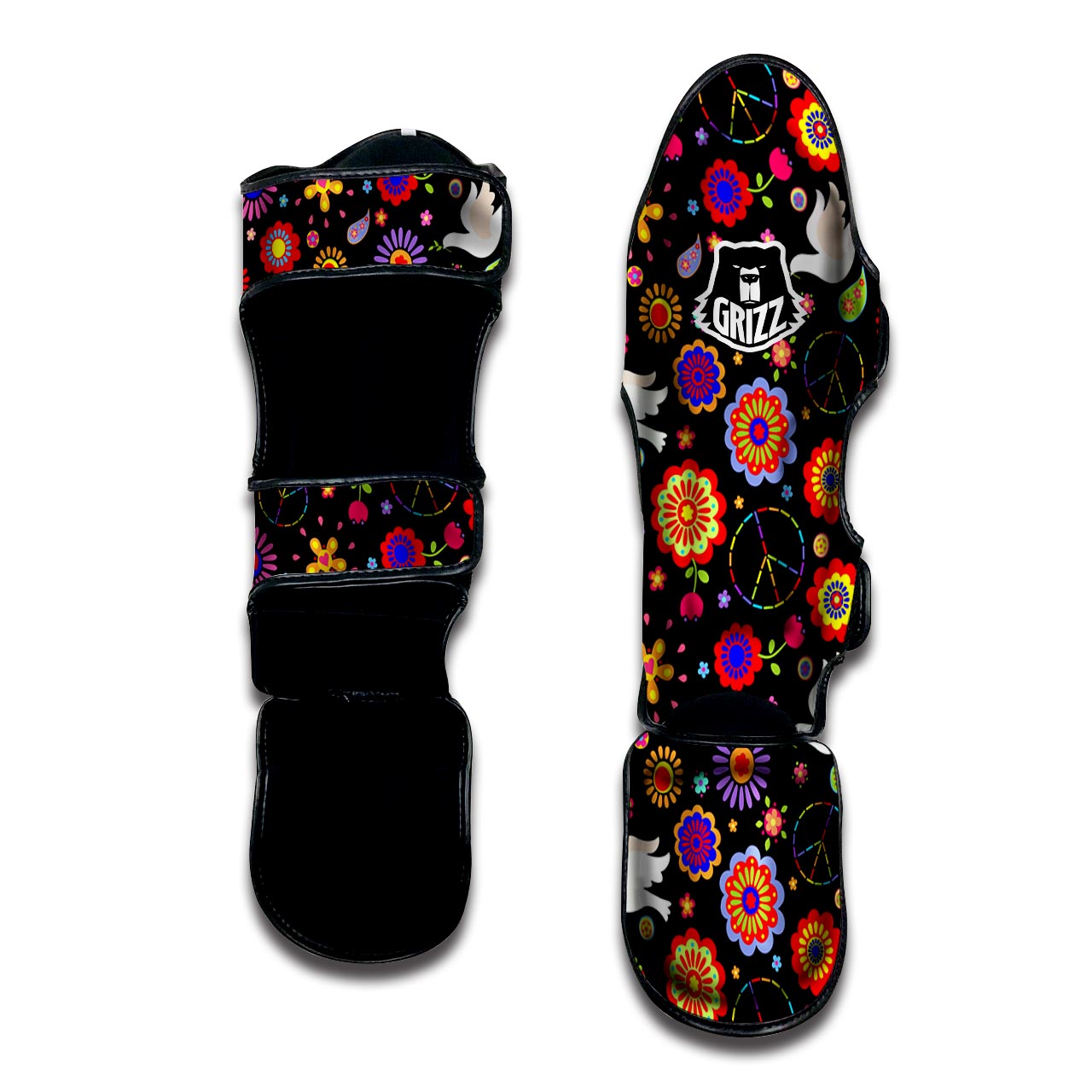 Hippie And Drove Muay Thai Shin Guard-grizzshop