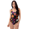 Hippie And Drove One Piece Swimsuite-grizzshop