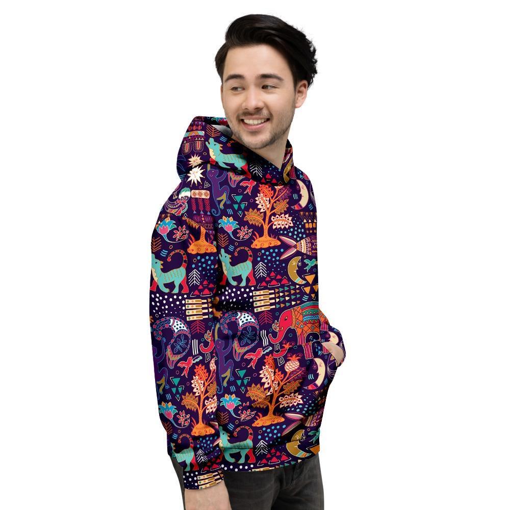 Hippie Aztec Men's Hoodie-grizzshop