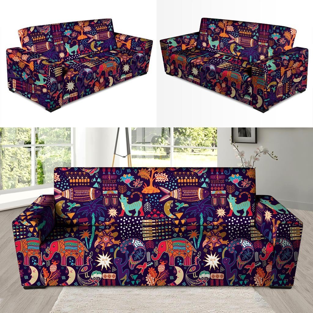 Hippie Aztec Sofa Cover-grizzshop