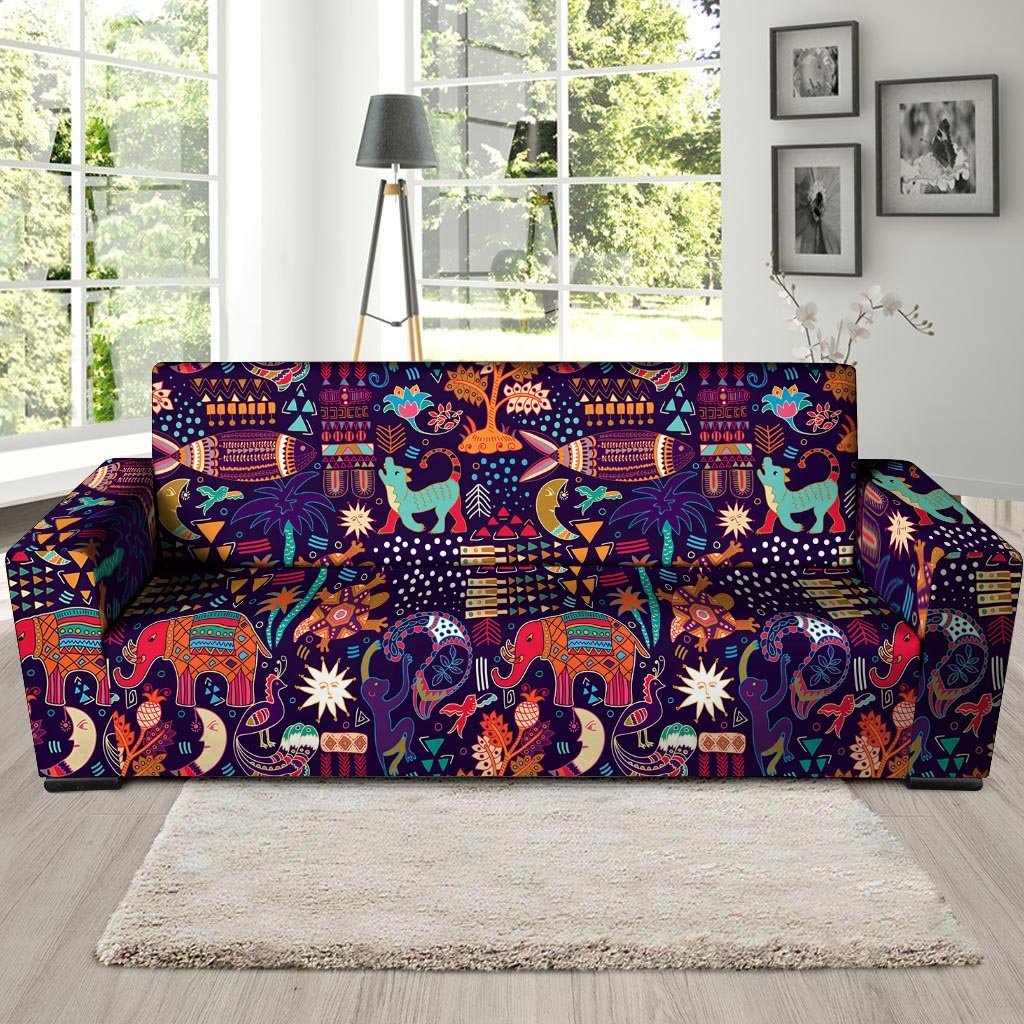 Hippie Aztec Sofa Cover-grizzshop