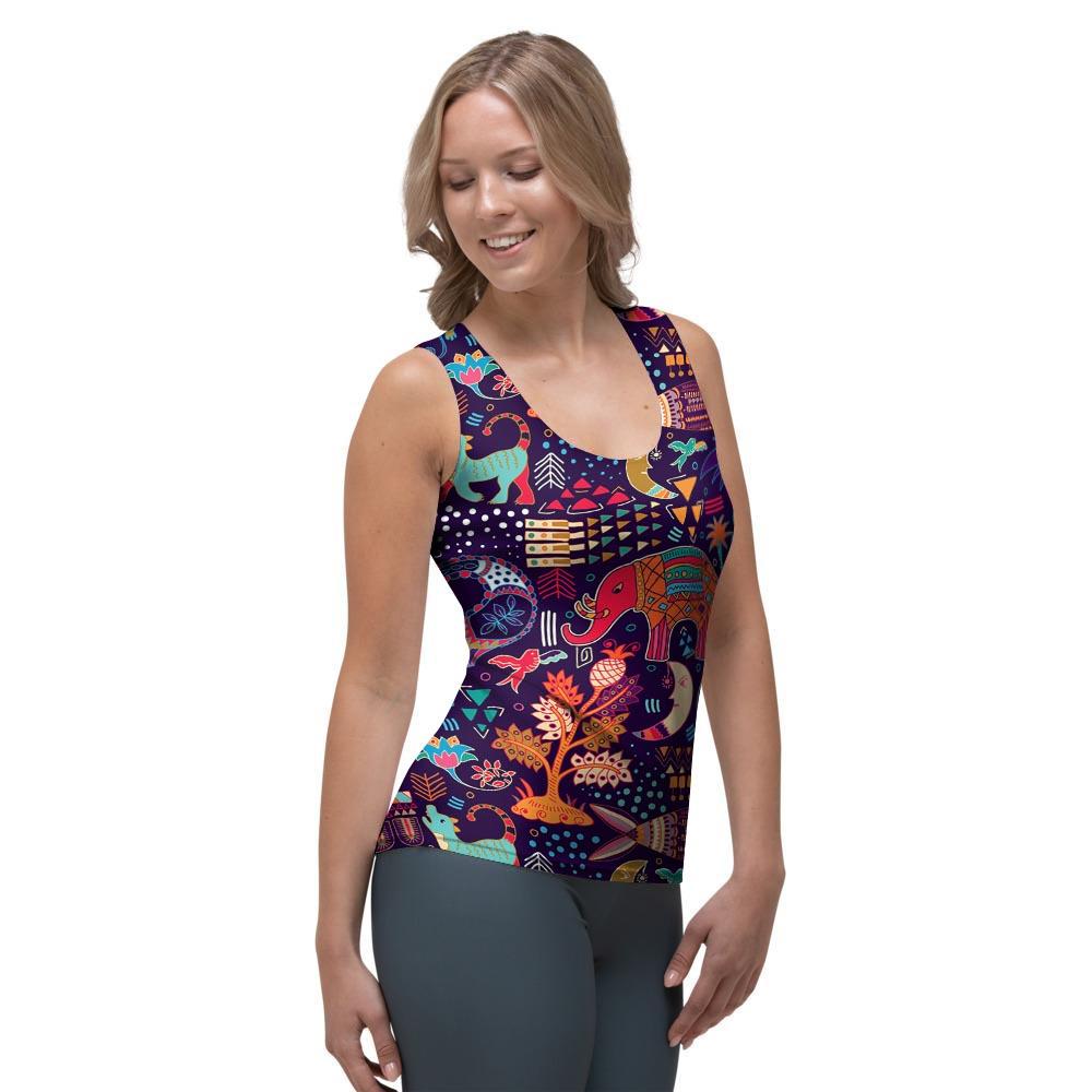 Hippie Aztec Women's Tank Top-grizzshop