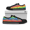 Hippie Drawing Psychedelic Wave Print Pattern Black Low Top Shoes-grizzshop