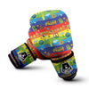 Hippie Drawing Psychedelic Wave Print Pattern Boxing Gloves-grizzshop