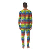 Hippie Drawing Psychedelic Wave Print Pattern Men's Pajamas-grizzshop