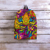 Hippie Flame Psychedelic Trippy Backpack-grizzshop