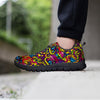 Hippie Flame Psychedelic Trippy Men's Sneakers-grizzshop