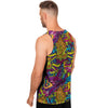 Hippie Flame Psychedelic Trippy Men's Tank Tops-grizzshop