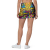 Hippie Flame Psychedelic Trippy Mini Skirt-grizzshop