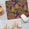 Hippie Flame Psychedelic Trippy Mouse Pad-grizzshop