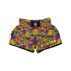 Hippie Flame Psychedelic Trippy Muay Thai Boxing Shorts-grizzshop