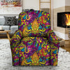 Hippie Flame Psychedelic Trippy Recliner Cover-grizzshop