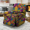 Hippie Flame Psychedelic Trippy Recliner Cover-grizzshop