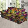 Hippie Flame Psychedelic Trippy Sofa Cover-grizzshop