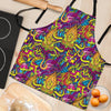 Hippie Flame Psychedelic Trippy Women's Apron-grizzshop