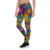 Hippie Flame Psychedelic Trippy Women's Leggings-grizzshop