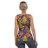 Hippie Flame Psychedelic Trippy Women's Tank Top-grizzshop