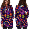 Hippie Floral Hoodie Dress-grizzshop