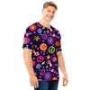 Hippie Floral Men T Shirt-grizzshop