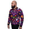 Hippie Floral Men's Bomber Jacket-grizzshop