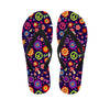 Hippie Floral Men's Flip Flops-grizzshop