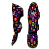 Hippie Floral Muay Thai Shin Guard-grizzshop