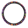 Hippie Floral Steering Wheel Cover-grizzshop