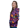 Hippie Floral Women's Hoodie-grizzshop